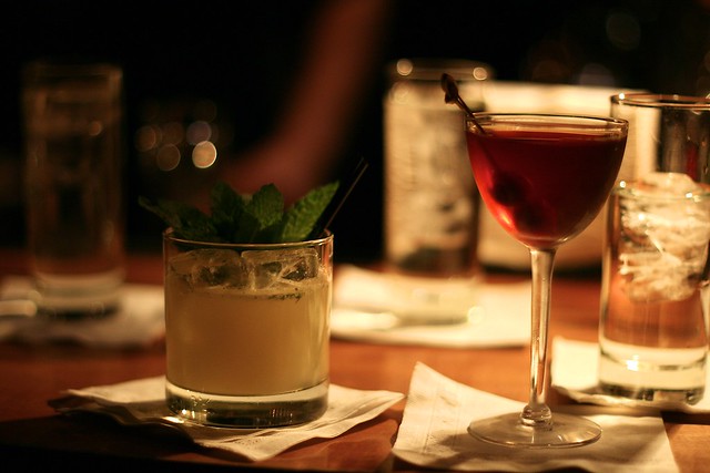 cocktails at pegu