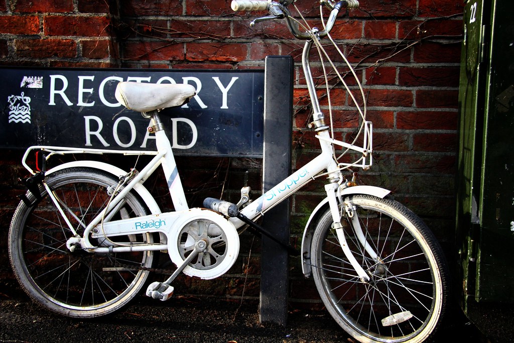 Bike on rectory road