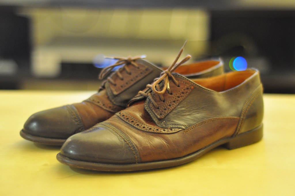 DIY: The Copper-leafed Shoes