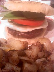 Grilled Burgers on Homemade Sandwich Thins