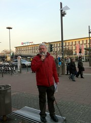 Impression der Mahnwache zum Atom-Ausstieg in Bochum #ausgestrahlt