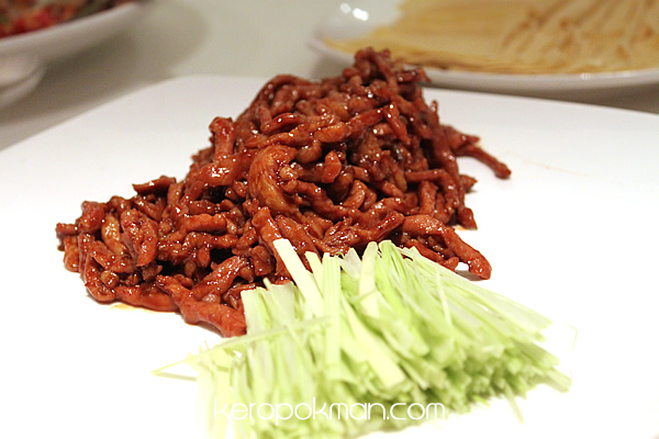 Beijing-style Fried Shredded Pork and Leek with Chef's special sauce