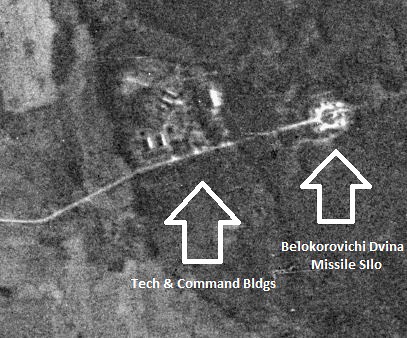 Corona Spy Satellite Photo of the Belokorovichi Missile Silo Complex