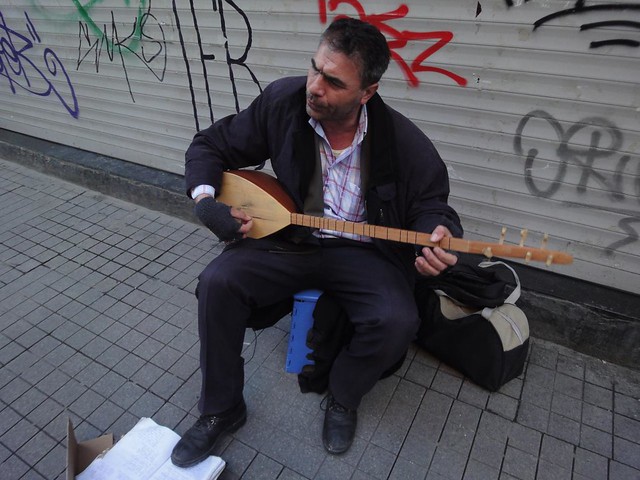 Musicos de rua na Avenida Istiklal