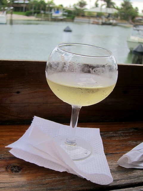 cold glass of wine