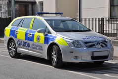 An Garda Siochana Irish Police Force Toyota Avenis Estate Traffic Corps East Cork