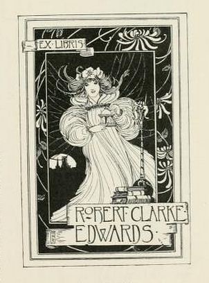 Bookplate of Robert Clarke Edwards