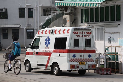 Mini ambulance used on the narrow streets of Cheung Chau