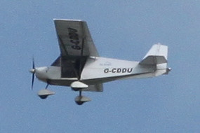 G-CDDU - 2004 build Best-Off Skyranger, very distant shot but clearly showing off a 'new skin'