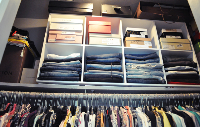 organizing my closet