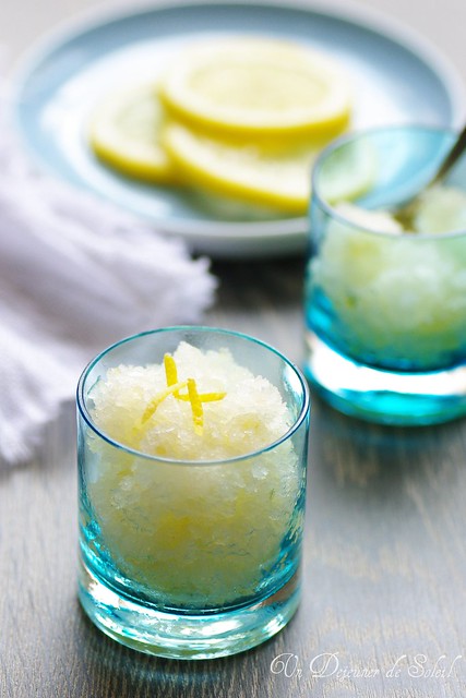 Granita al limone e Limoncello