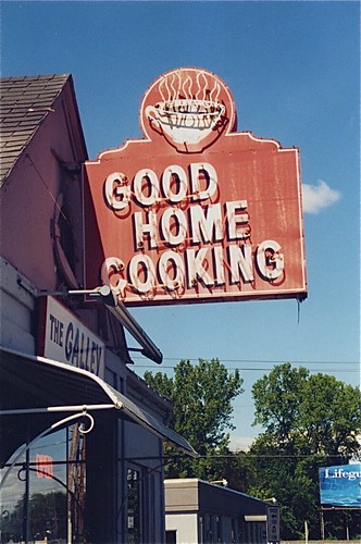 The Galley Good Home Cooking Neon Sign West Springfield MA 1995