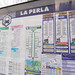 バス停「LA PERLA」