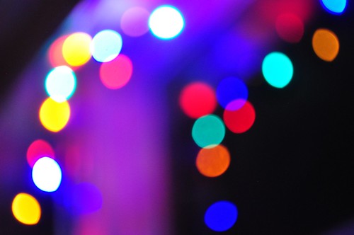 Blurry Holiday Lights