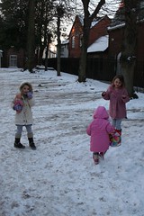 girls in the snow