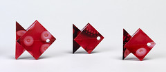 Origami création - Didier Boursin - Poissons rouges