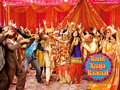 [Poster for Band Baaja Baaraat with Band Baaja Baaraat, Maneesh Sharma, Anushka Sharma, Ranveer Singh]
