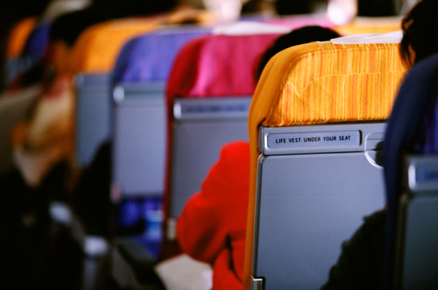 泰國航空的座椅也十分的有泰國風味啊！