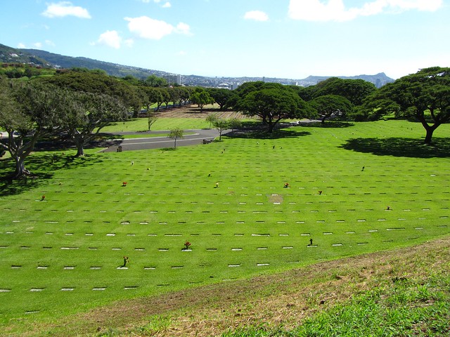 National Memorial Cemetery of the Pacific, Honolulu, the Punchbowl, Oahu, Hawaii