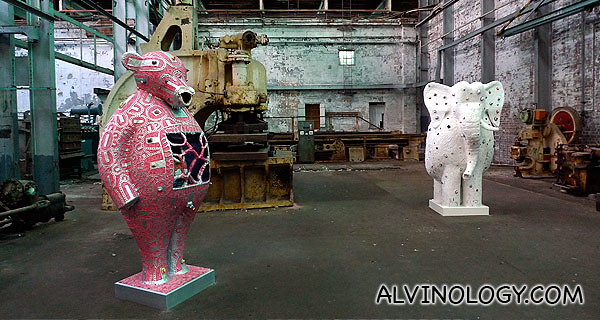One of the artworks on display at Cockatoo Island as part of the Sydney Biennale