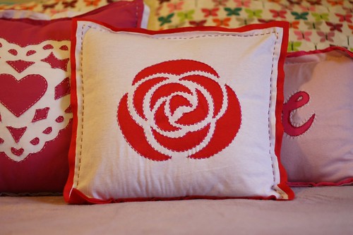 rose pillow