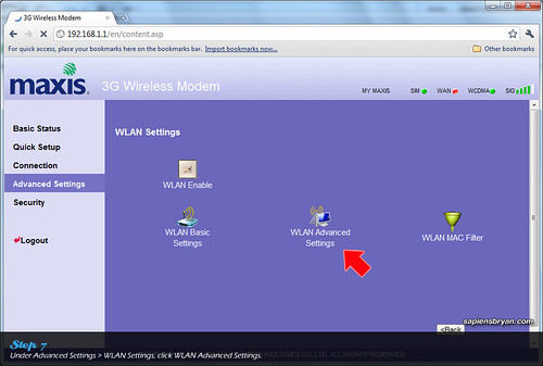 Securing Wireless Network Using Maxis WiFi Modem Step 7