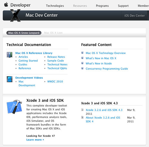 Apple - Mac Dev Center
