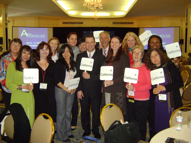 California delegates to Arts Advocacy Day 2011