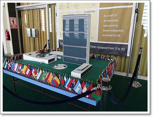 Modell des UN Headquarters
