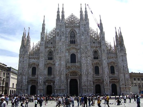 beautiful cathedral located in Milan