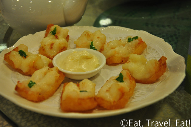 Shrimp Toasts with Mayo