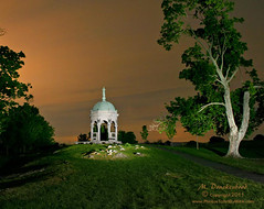 Antietam, the Maryland Monument at night
