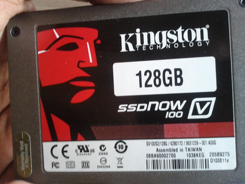 Kingston v100 SSD front side