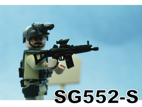 Custom minifig SG552-S custom minifig gun