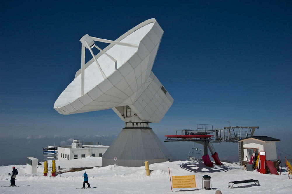 El radiotelescopio de Sierra Nevada