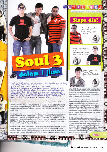Soul3'S Article In Majalah Yezz!