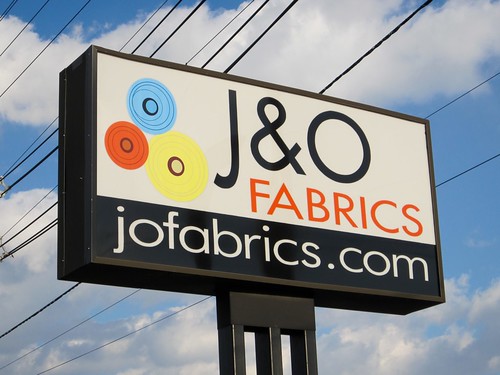 J & O Fabric Sign