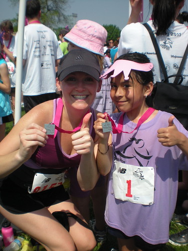 Sophia and I after the race