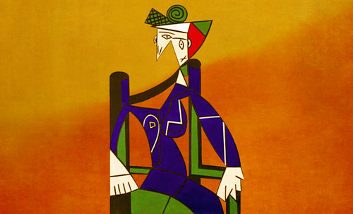 Dora Maar, traducción de Pablo Picasso (1941), interpretación de (1963). • <a style="font-size:0.8em;" href="http://www.flickr.com/photos/30735181@N00/8815861500/" target="_blank">View on Flickr</a>