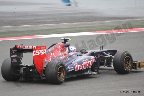 Daniel Ricciardo in Free Practice 2 at the 2013 British Grand Prix