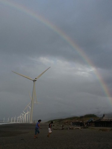 Wind farm in Bangui, Illocos Norte, Philippines