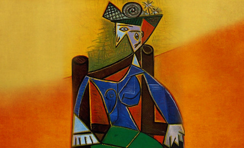 Dora Maar, traducción de Pablo Picasso (1941), interpretación de (1963). • <a style="font-size:0.8em;" href="http://www.flickr.com/photos/30735181@N00/8815856824/" target="_blank">View on Flickr</a>