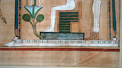 Hunefer's Book of the Dead, detail with natron base
