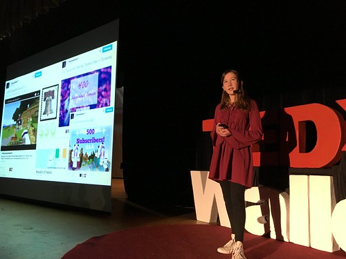 Rachel Fryer at TEDxWallerMiddleSchool 2 by Wesley Fryer, on Flickr