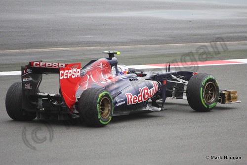 Daniel Ricciardo in Free Practice 2 at the 2013 British Grand Prix
