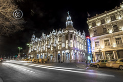 The Gran Teatro de La Habana at night.
