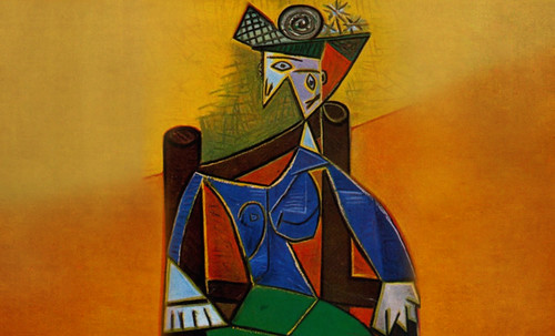 Dora Maar, traducción de Pablo Picasso (1941), interpretación de (1963). • <a style="font-size:0.8em;" href="http://www.flickr.com/photos/30735181@N00/8805274061/" target="_blank">View on Flickr</a>