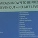 Chemicals known to be present at Seven Out -- No safe levels!