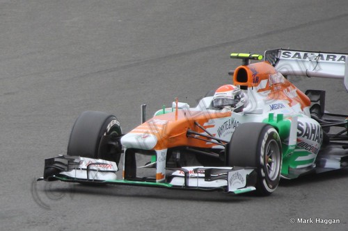 Adrian Sutil in Qualifying for the 2013 British Grand Prix