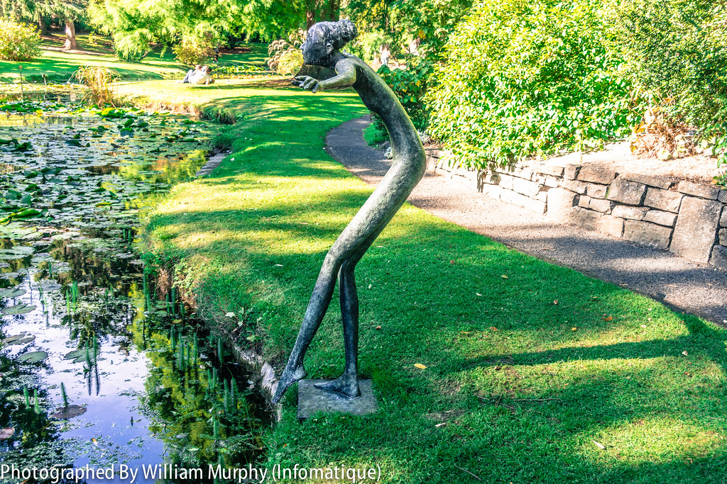Sculpture In Context 2013 In The Botanic Gardens - Toe In The Water By Bob Quinn